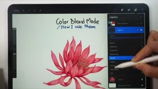 Exploring blend modes in Procreate, from the Masterclass
