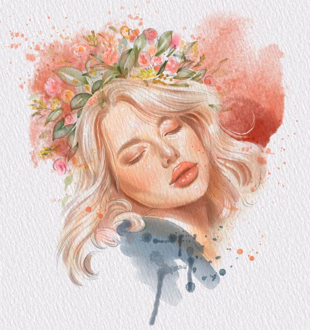 Artwork made with this brush set