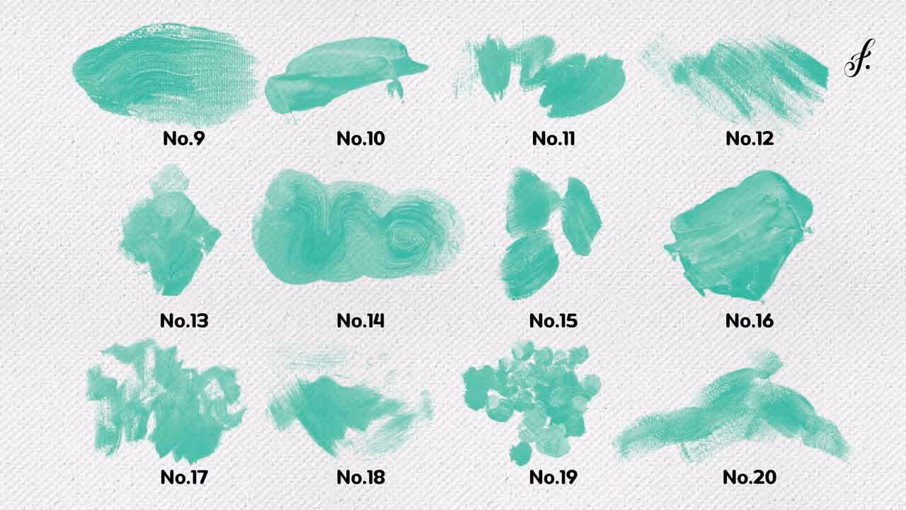 Brush chart 11