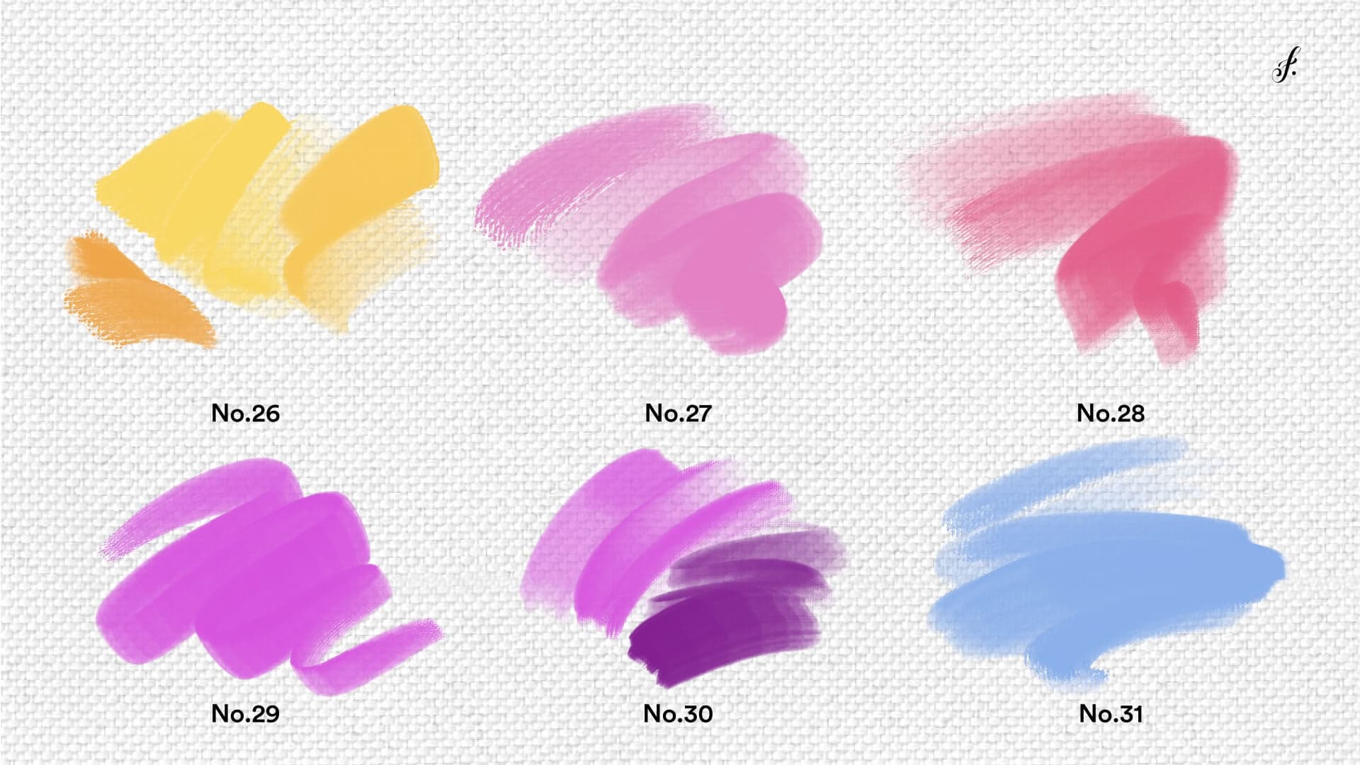Brush chart 7