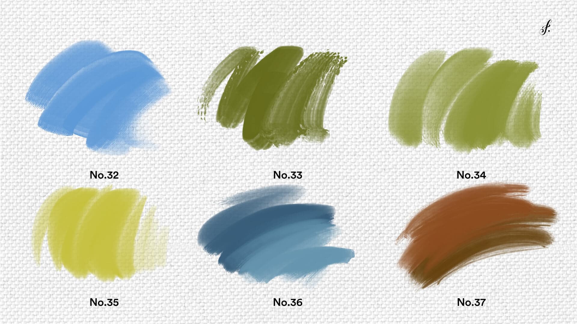 Brush chart 8