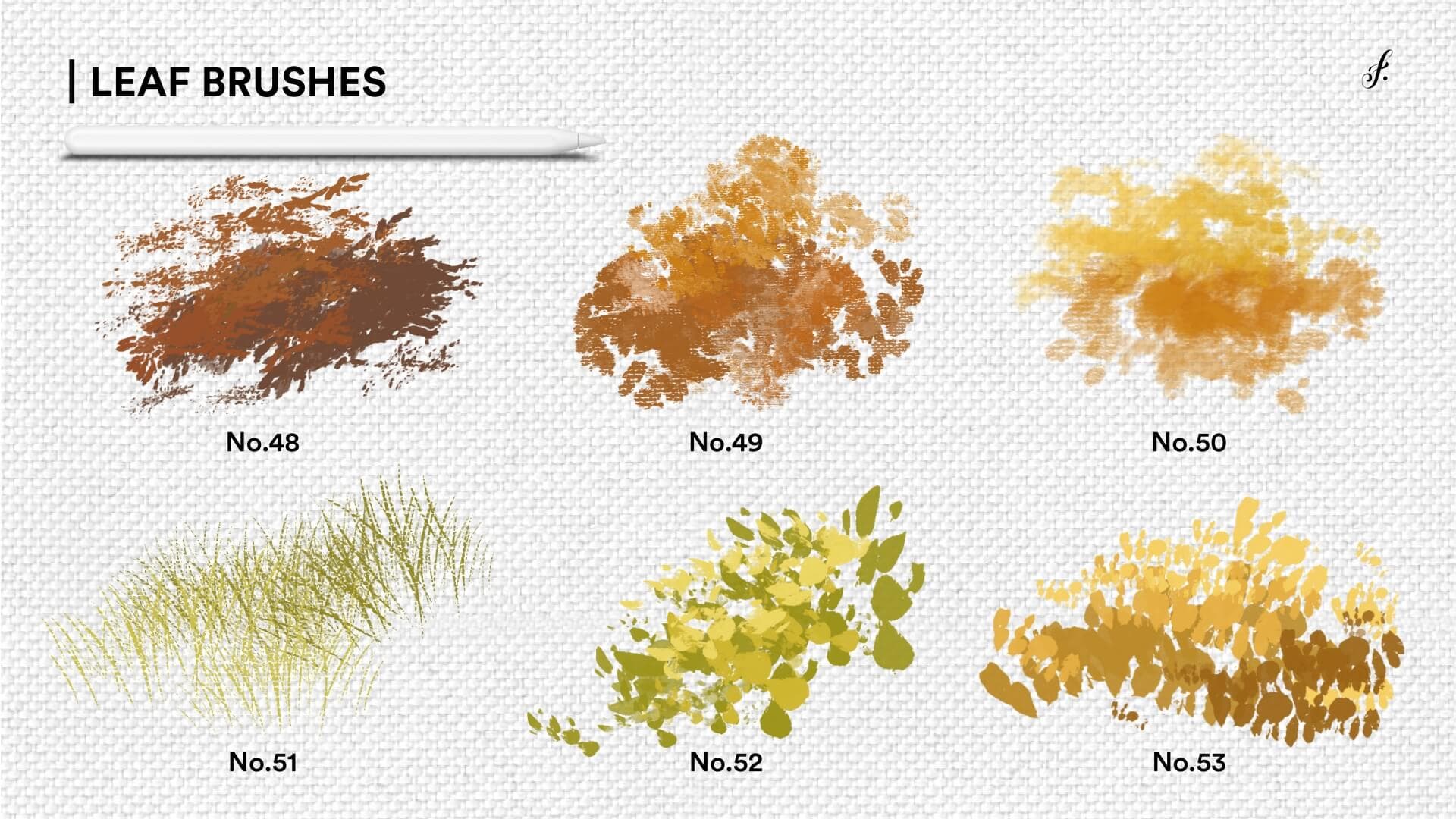 Brush chart 11
