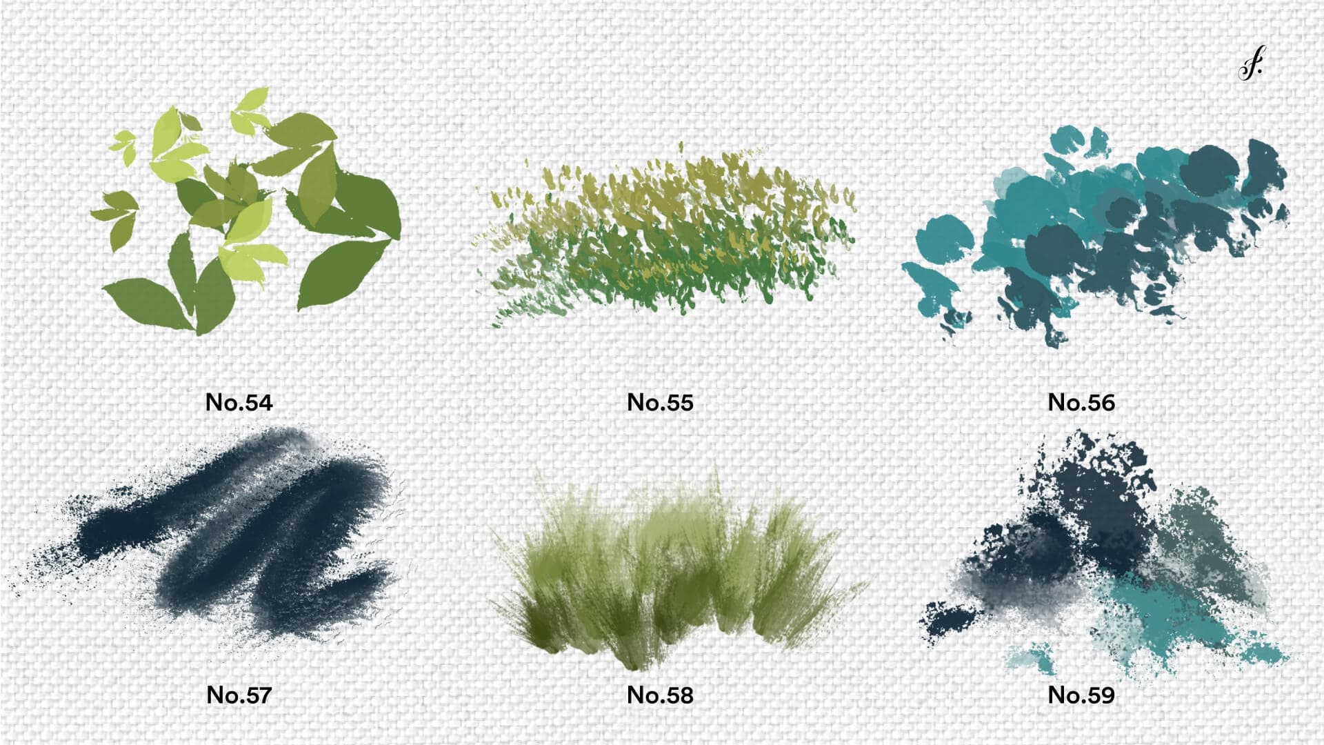 Brush chart 12