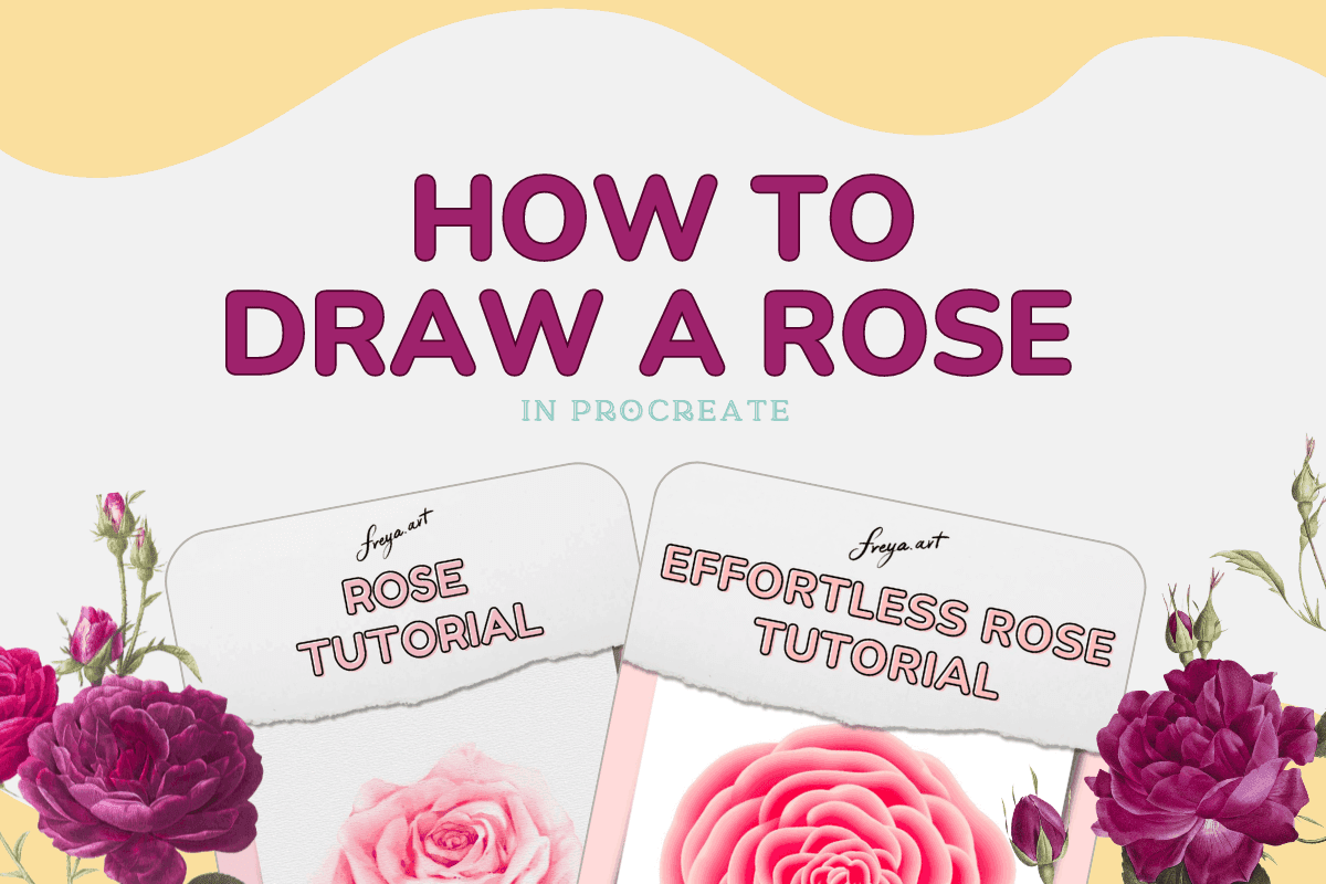 How to Draw a Rose in Procreate