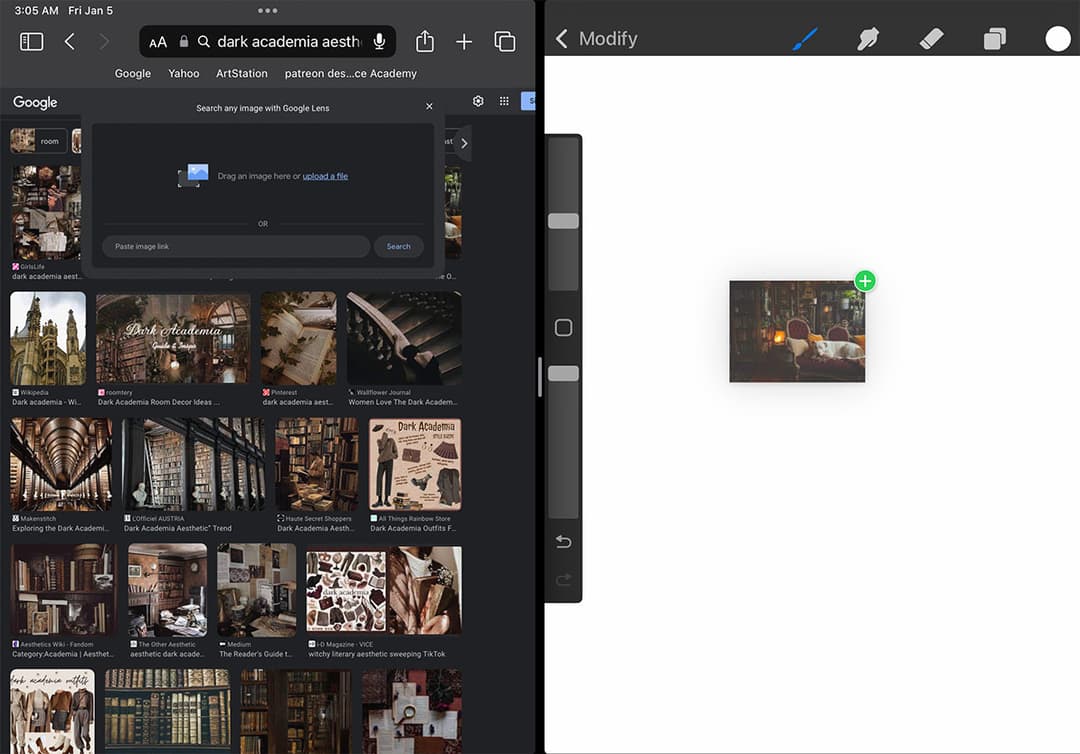 Import photos from Google