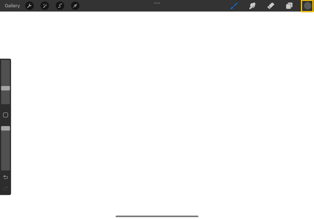 New Procreate canvas