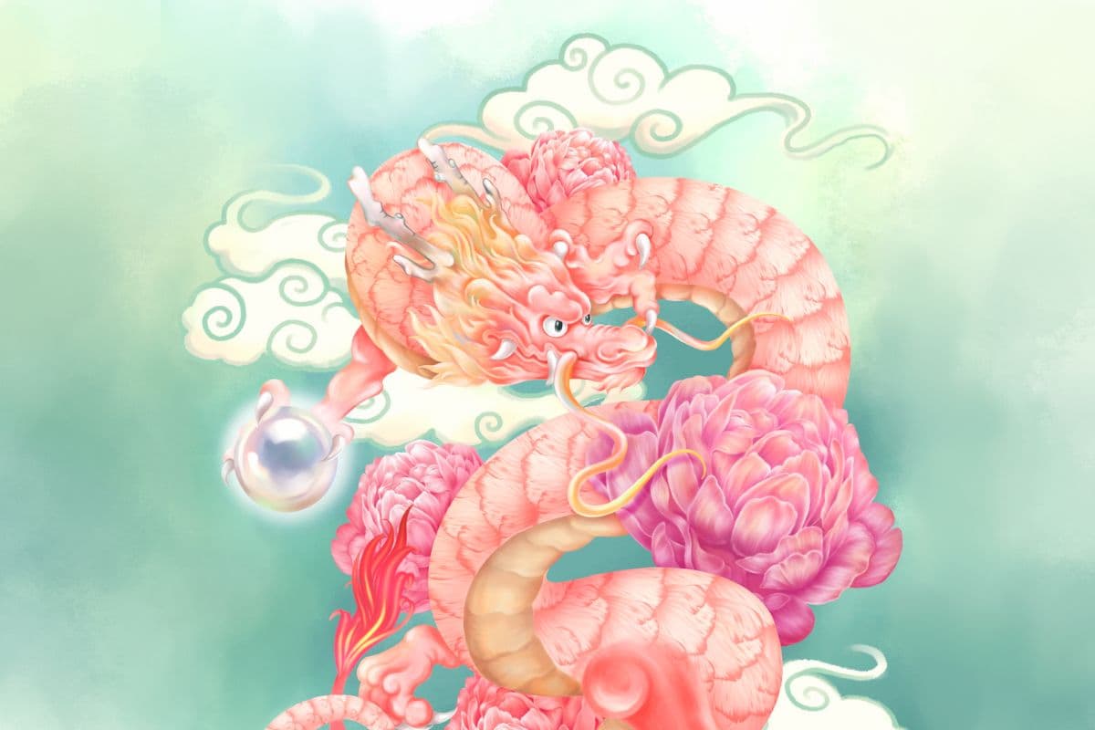 How to Draw a Lucky Dragon on Procreate