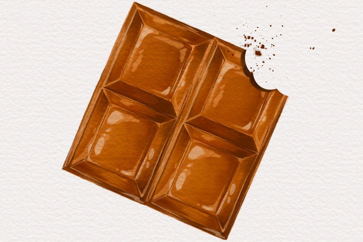 How to Draw a Chocolate Bar on Procreate