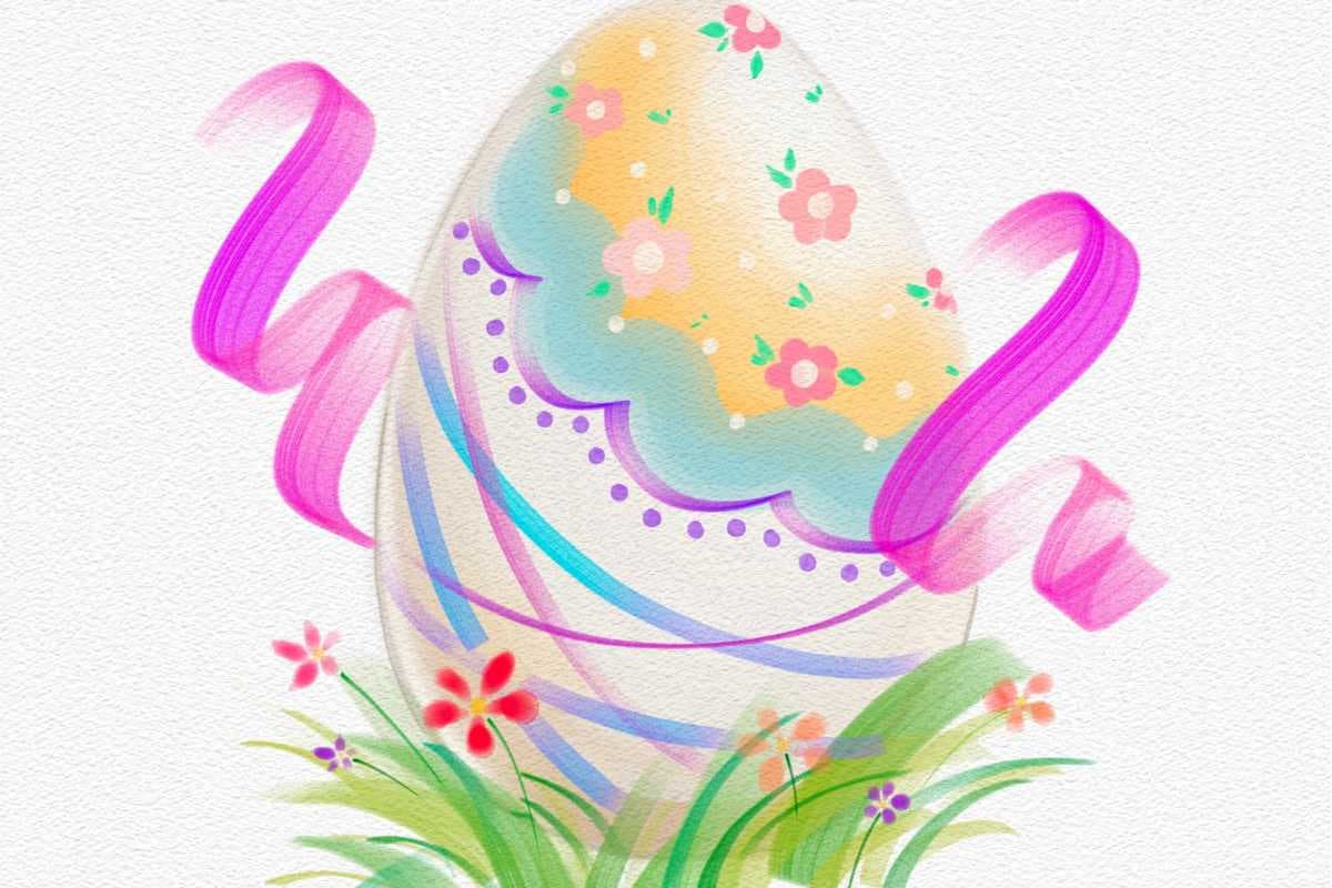 How to Draw an Easter Egg on Procreate