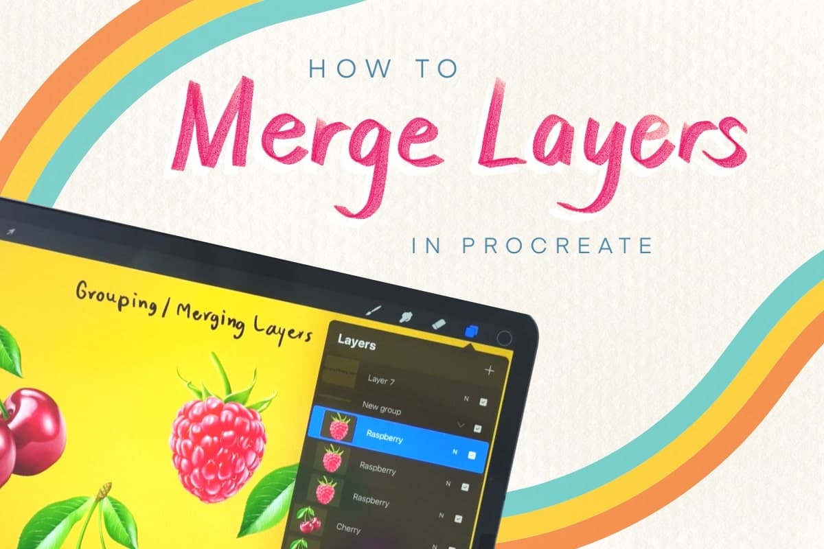 How to Merge Layers in Procreate: When to use Group vs Merge