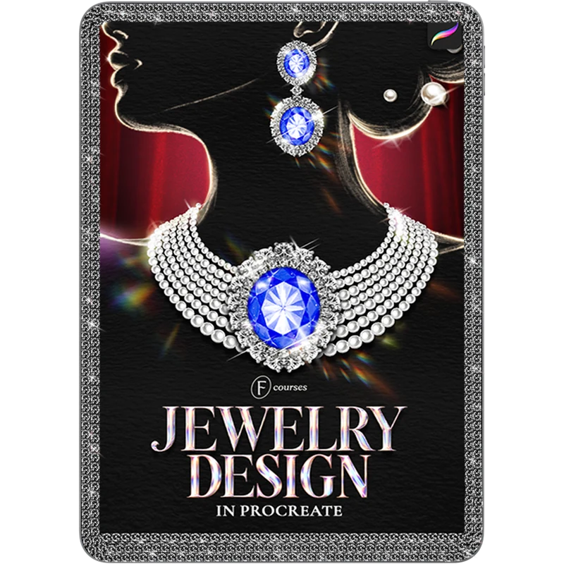 Jewelry Design in Procreate